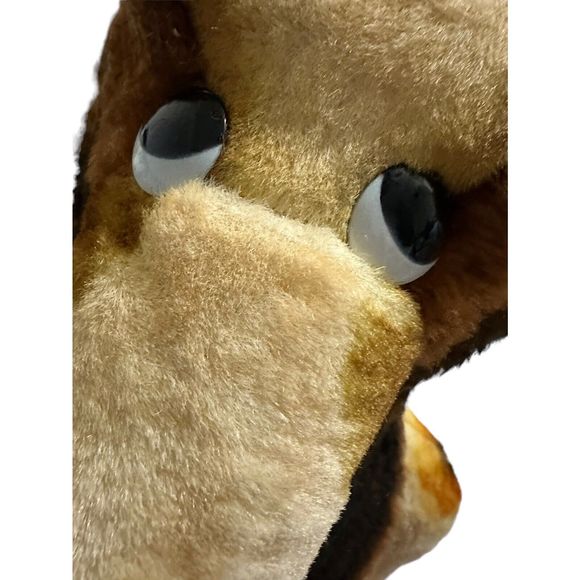 Rare Vintage La Mar Basset Hound Dog Flocked Plush Realistic Stuffed Animal HTF - Picture 5 of 16